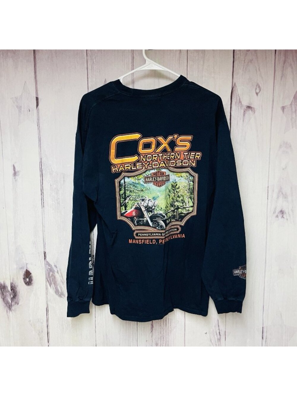 Harley Davidson Large Shirt Cox's Northern Tier Grand Canyon Mansfield PA